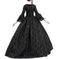 thumbnail image 3 of UPPADA Costumes Médiévaux Régence pour Femmes Costume Gothique Renaissance Robes Maxi Royales Grande Taille Robe de Cosplay du 18e Siècle, 3 of 5