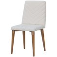 thumbnail image 4 of Manhattan Comfort Utopia Dining Side Chair in Beige (Set of 2), 4 of 7