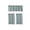 Green, variant on Buffalo check curtains and valances 3 piece sets,Kitchen Curtains Small Coffee Curtains , Light Filtering and Heat Insulating Curtains for Basement Window,39 in