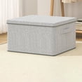 thumbnail image 2 of Bdday Office Storage Clothes Storage Box Household Large-Capacity Wardrobe Clothes Sundry Organising Box Bag Basket Storage Basket Box Home Storage, 2 of 7