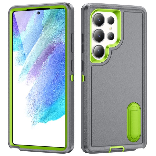 for Samsung Galaxy S25 Ultra 5G Case, Samsung S25 Ultra Phone Case with Built in Kickstand, Shockproof/Dustproof/Drop Proof Heavy Duty Military-Grade Rugged Protective Cover for Samsung S25 Ultra 5G