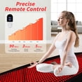 thumbnail image 3 of Red Light Therapy Mat, 107W Full Body LED Light Mat with Remote Control, 5 Power Modes, 90-Min Timer, 71 x 33.3 inches, 3 of 5