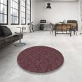 thumbnail image 4 of Ahgly Company Tapis Rectangulaire Lavable en Machine Intérieur Transitionnel Rouge Cerise, 8 Pieds x 10 Pieds, 4 of 7