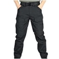 thumbnail image 2 of cllios Pantalon Tactique Extensible pour Homme Résistant à l'Eau Pantalon Cargo en Ripstop Extérieur Léger EDC Pantalon de Travail de Randonnée, 2 of 5