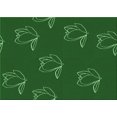 thumbnail image 1 of Ahgly Company Machine Washable Indoor Rectangle Transitional Deep Emerald Green Area Rugs, 5' x 7', 1 of 7