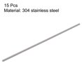 thumbnail image 2 of Unique Bargains M3 x 140mm Fully Threaded Rod 304 Stainless Steel Right Hand Threads 15 Pack, 2 of 4