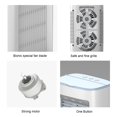 thumbnail image 2 of Ventilateur de Bureau USB Ventilateur de Climatiseur Portable Ventilateur de Refroidissement Ventilateur de Table de Bureau Rotation Silencieuse et 3 Vitesses Vent Fort Réservoir 200 ml pour Bureau Maison Chambre Voyage, 2 of 7