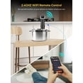 thumbnail image 2 of 110V US Plug Sous Vide Immersion Circulator, 1100W Precise Temperature Control (40°C-99.5°C) Digital Slow Cooker, 304 Stainless Steel & PC Material, 4-15L Capacity, WIFI Enabled Automatic Cooking, 2 of 6