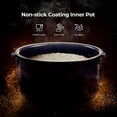 thumbnail image 4 of Cuckoo CR-0810F 8 Cup Micom Rice Cooker and Warmer, 9 Menu Options, Nonstick Inner Pot, White, 4 of 8