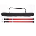 thumbnail image 1 of Graflsoa Adjustable Aluminum Tent Poles for Outdoor Use, 230cm Height, Red, 2-Pack with Carry Pouch, 1 of 7