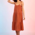 thumbnail image 1 of EGNMCR Robes de Fête pour Femmes Robe Décontractée à Volants Dos Nu Printemps et Été Jupe Courte, 1 of 9