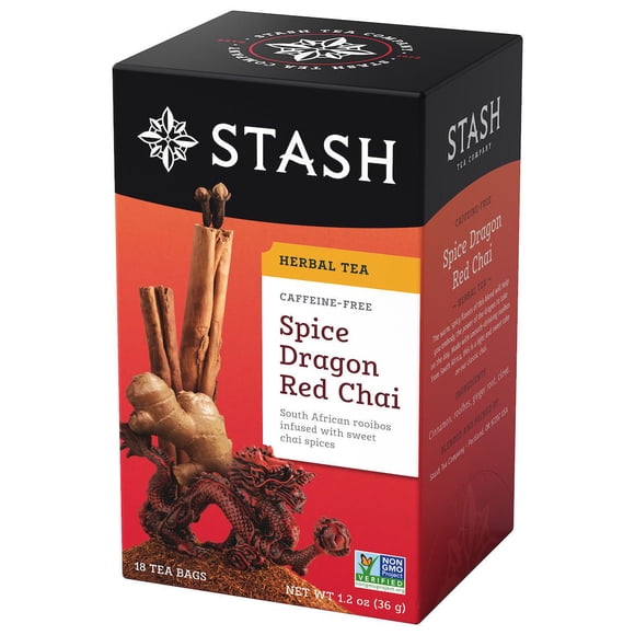 Stash Tisane Chaï Rouge Dragon Épices 18 Sachets