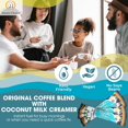 thumbnail image 3 of AMAZIN CHOICES Instant Coconut Coffee. Coconut Coffee 4-in-1 Single Serve Instant Coffee. No Soybeans added. Snack Viet - Coconut Coffee - Pack of One - 270g (15 Sachets x 18g), 3 of 9