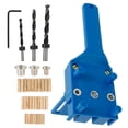thumbnail image 1 of 41PCS Handheld Woodworking Guide Wood Doweling Jig Drill Guide Wood Dowel Drill Hole Tool Drill Guide, 1 of 9