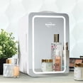 thumbnail image 1 of Koolatron Cosmetics Fridge w/ LED Lighted Makeup Mirror 12V 110V, 6L, 1 of 9