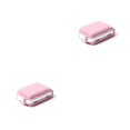 thumbnail image 1 of Baohd Pill Box Sealed Container Collapsible Tablet Organizer Storage Divider Camping Indoor Outdoor Health Care Dispenser straw pink 2Set, 1 of 6