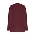 thumbnail image 4 of Blouse à Col Bénitier pour Femme 2025 - Haut Habillé Froncé / Tunique à Manches Longues pour Tenue de Bureau Décontractée, 4 of 5