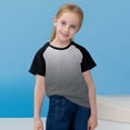 thumbnail image 4 of Plebaso T-Shirts de Mode pour Enfants Unisexe T-Shirts à Dégradé Col Rond Garçons Filles T-Shirts d'Été Hauts, 4 of 7