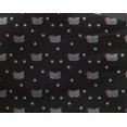 thumbnail image 4 of oneOone Georgette Viscose Fabric Dot & Cat Face Animal Print Sewing Fabric BTY 42 Inch Wide, 4 of 4