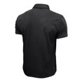 thumbnail image 4 of Chemises Habillées Légères pour Hommes à Manches Courtes, Unies, Tendance, Col à Revers, Ajustées, Pulls avec Poche (Noir, TG), 4 of 4