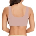thumbnail image 4 of Hjtefg Plus Size Bralette - Wireless Adjustable Support, Side-Smoothing Full Coverage,Color: Pink Size: 3XL, 4 of 6