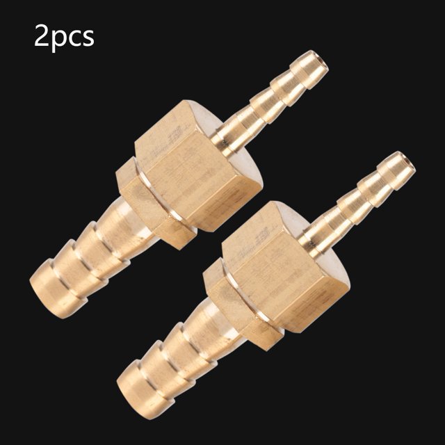 Ccdes Barb, 2 Pcs Raccord en Laiton 4-10mm Réducteur de Queue Connecteur de Bouchon, Barb en Laiton