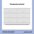 thumbnail image 4 of Storkcraft Brookside 6-Drawer Double Dresser, 4 of 13