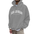 thumbnail image 1 of LUOGENLI Chandails à Capuche pour Hommes Graphiques Mode Automne et Hiver Décontractée Lettres Partie Imprimée Chandail à Capuche à Enfiler Manches Longues Chandail à Capuche Hauts Fermeture Éclair Complète Chandails à Capuche pour Hommes Camouflage Gris1 Taille TTG, 1 of 5