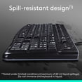 thumbnail image 4 of Logitech K120 Keyboard (French) Black, 4 of 9