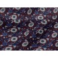 thumbnail image 4 of oneOone Viscose Jersey Fabric Leaves & Floral Block Print Fabric BTY 60 Inch Wide, 4 of 5