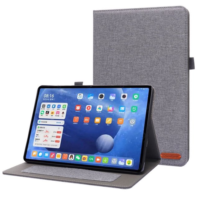 Pour Mi Pad 5 Étui 11 Pouces Motif Cowboy à Rabat Support Housse pour Funda Xiaomi Pad 5 Étui pour Mi Pad 5 Pro Housse de Tablette 2021 Étui Gris Mi Pad 5 Pro