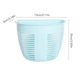 thumbnail image 2 of Wall Mounted Traceless Plastic Storage Basket Small Hanging Organizer for Dormitory Bedside or Kitchen, 2 of 6