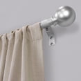 thumbnail image 3 of Mainstays 1/2” Nickel Ball Adjustable Curtain Rod, 48”-84”, 3 of 4
