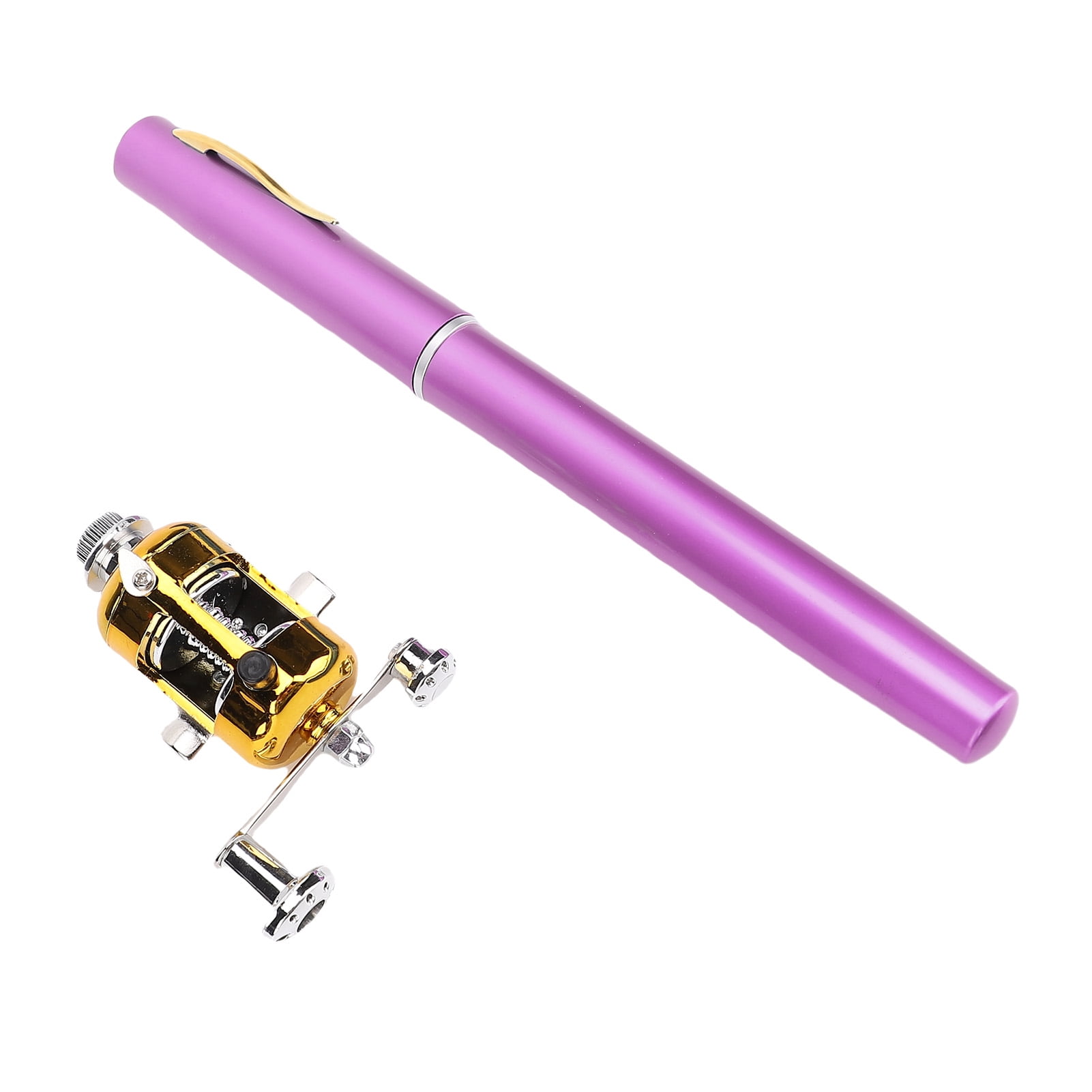 Pen Fishing Rod, Lightweight Pocket Fishing Rod with Reel, 21cm , High Strength Materials, Fashion Statement Design for Enthusiasts