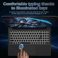 thumbnail image 4 of Exsurf Portable d'Affaires 16 Pouces, Ryzen 3500U, 16 Go RAM 512 Go SSD, Port Type-C, Windows 11 Pro, Clavier Rétroéclairé et Déverrouillage par Empreinte Digitale, Noir, 4 of 8