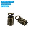 thumbnail image 4 of Unique Bargains Embouts de Cordon, 100 Pcs Embouts de Ressorts en Métal 4x9 mm Embouts de Bobine à Sertir Embouts Ton Bronze, 4 of 5