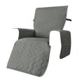 thumbnail image 2 of yuksok Coussin de Sofa Imperméable Résistant Lavable Housse de Fauteuil Inclinable pour Salon Chambre Gris Clair P, 2 of 9