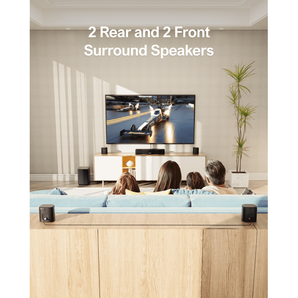 ULTIMEA 7.1ch Virtual Surround Sound Bar, Sound Bar for Smart TV