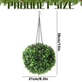 thumbnail image 3 of Hanging Plant Light, Artificial Plants Hanging Decor Light, Hanging Greenery Plants with LED Lights, 1Pcs Artificial Hanging Green Leaves Vines, Home Decor Plants 8.3x15 In, 3 of 4