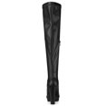 thumbnail image 2 of Unique Bargains Women's Platform Heels Chunky Heel Over Knee High Boots, 2 of 8
