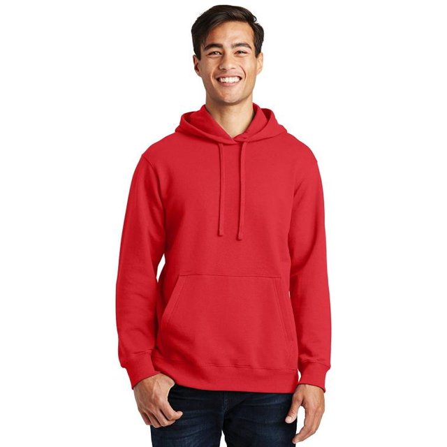 Port & Company ® Fan Favorite Fleece Pullover Hooded Sweatshirt. Pc850h 4Xl Bright Red