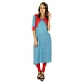 thumbnail image 2 of Phagun Kurta Bollywood Indienne de Designer pour Femmes Kurti Ethnique Tunique en Coton Robe, 2 of 5