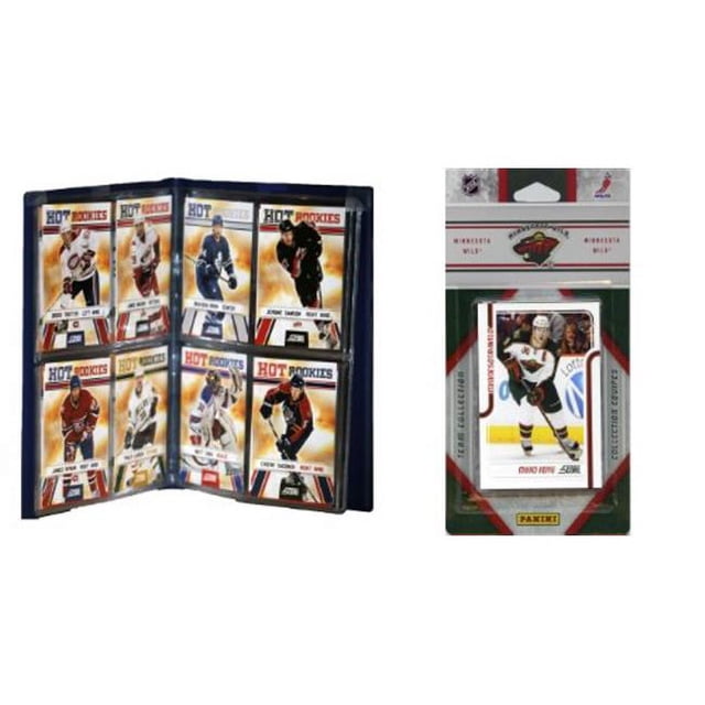 C & I Collectables 2011WILDTS LNH Minnesota Wild sous Licence Ensemble d'Équipe de Pointage 2011 et Album de Rangement