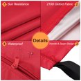 thumbnail image 4 of Unique Bargains 45 x 28 Inch Wet Dry Bags with Handle Zippered Pockets Waterproof Reusable Cloth Laundry Bag, Red, 4 of 6