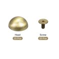 thumbnail image 3 of Unique Bargains Rivets à Vis 15x7.5mm Tête Ronde Creuse Clous en Cuir Ton Bronze Lot de 20, 3 of 5