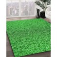 thumbnail image 3 of Ahgly Company Tapis d'Intérieur Lavables à la Machine, Carrés, Transitionnels, Verts, Tapis de Zone, 5 Pieds Carré, 3 of 7