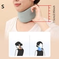 thumbnail image 1 of Adjustable Washable Neck Support Brace for Vertebrae Stability and Spine Pressure During Travel Work and Sleep, 1 of 5