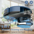thumbnail image 2 of Refurbished ONSON 2 in 1 Robot Vacumm Mop Combo, Blue, 2 of 2