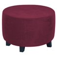 thumbnail image 1 of GUOOL Housses Rondes pour Pouf Housses pour Pouf en Spandex Amovibles Housses de Protection pour Repose-Pieds Rouge, 1 of 8