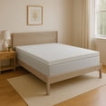 thumbnail image 2 of Foam Canada 2" Twin (38" x 75") Size Organic Latex Mattress Topper (Soft) With Cover, Natural Support for Medium Beds, GOLS Certified, Eco-Friendly, Pressure Relief, Mattress Pad Bed Mattress Softener, 2 of 13